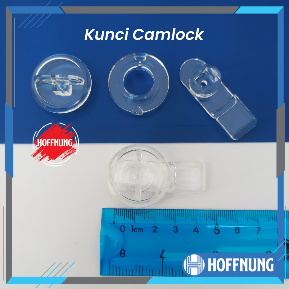 Kunci Camlock Loker Akrilik Kotak Gembok Pengaman Plastik Cam Lock Acrylic Box