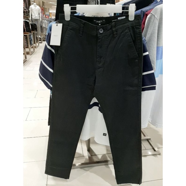 ARNETT Celana Panjang Chinos Pria Dewasa size 29-36 Original Black