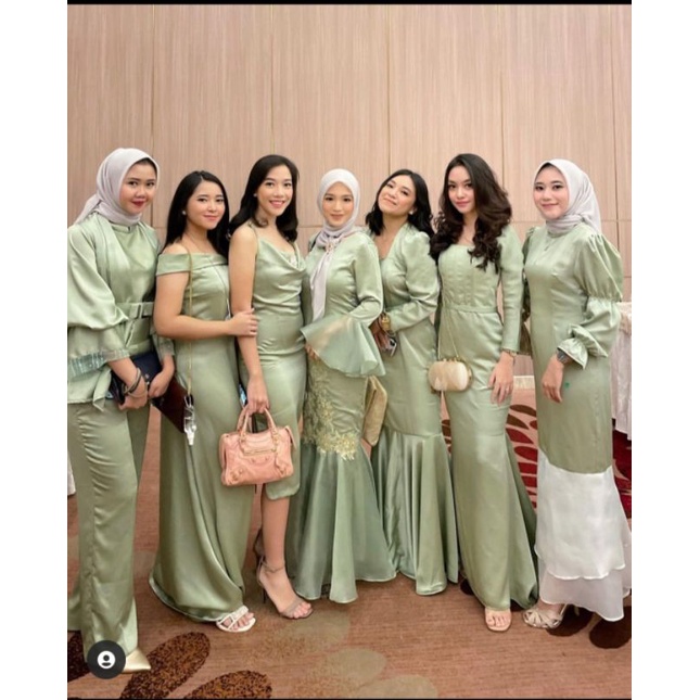 Paket Seragaman Bridesmaid / Baju Nikah / Baju Wisuda/ Seragaman Keluarga.