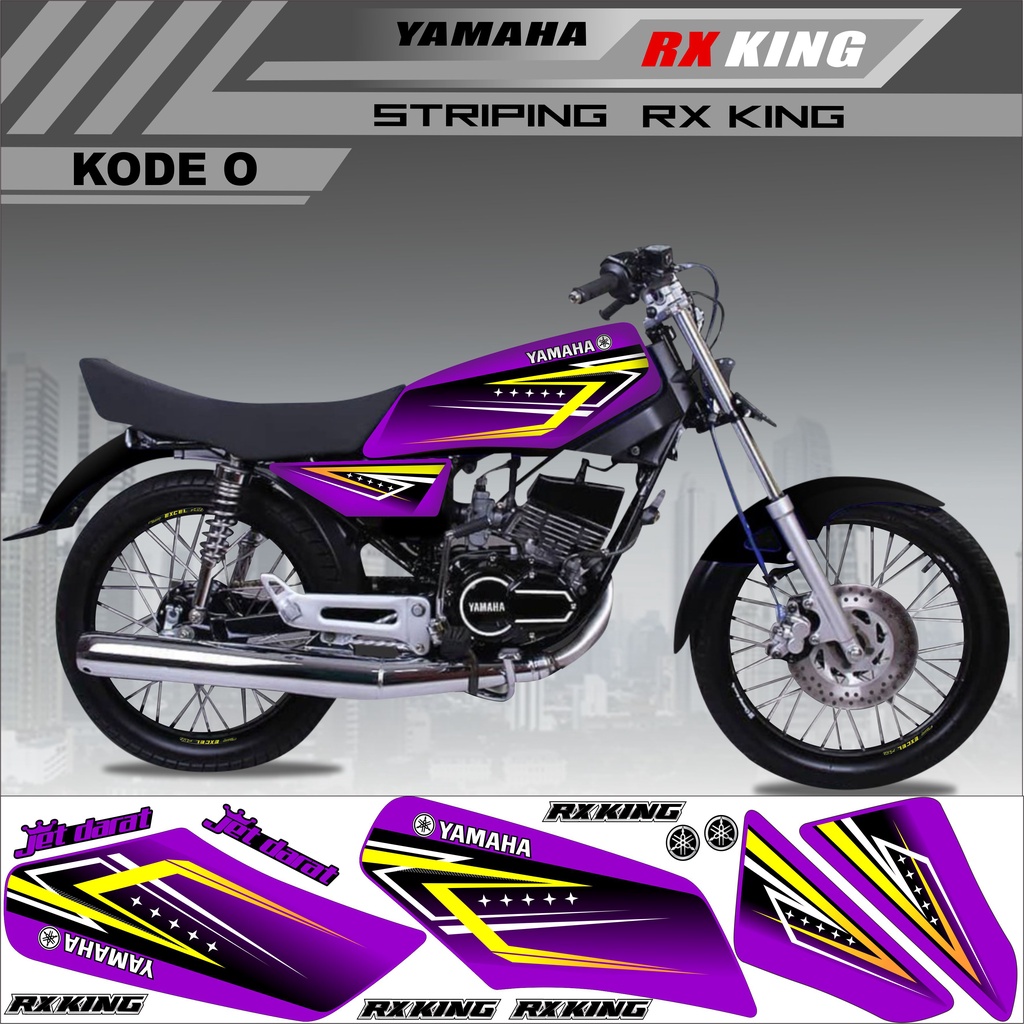 Sticker Striping Rx King Variasi Stiker Rx King Variasi Kode O