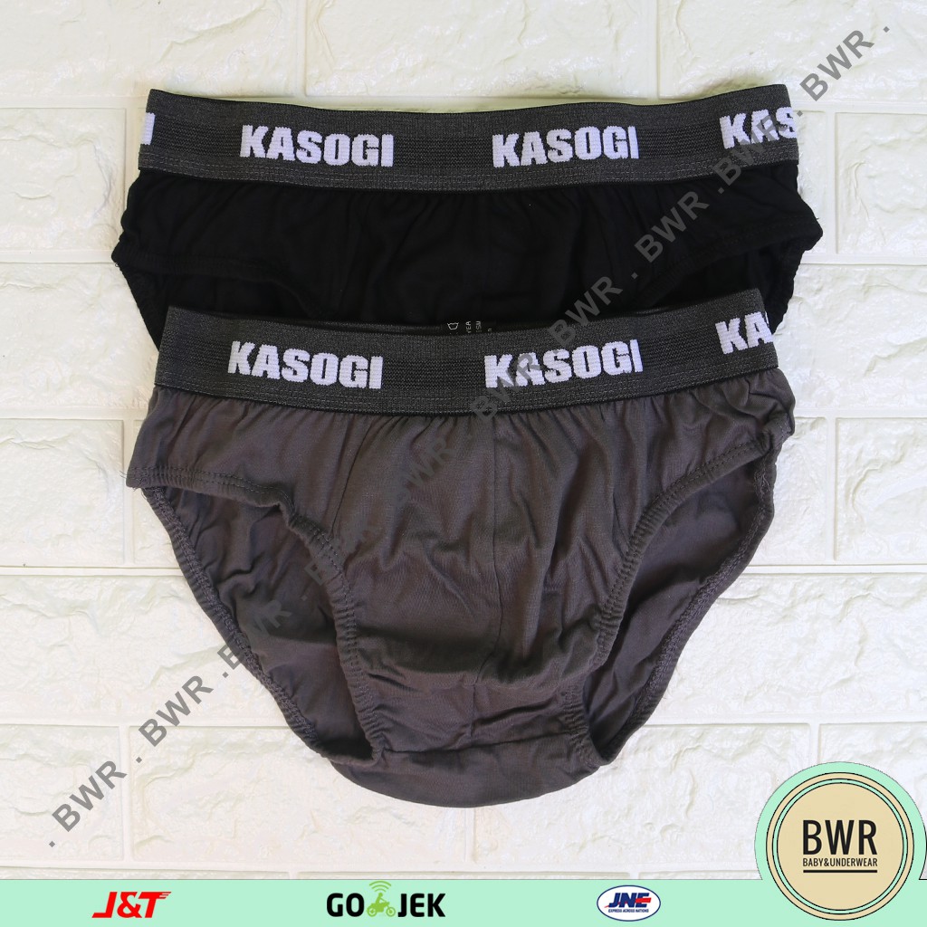 [ 2pc ] CD KASOGI Forte Coklat | Celana Dalam Pria Karet Boxer | Sempak Pria - Bwr