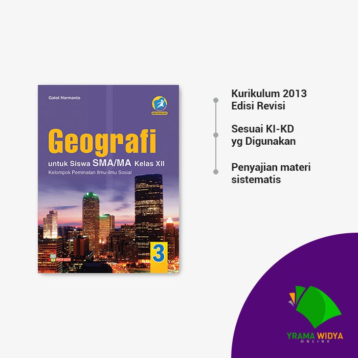 Yrama Widya Buku Geografi Sma Ma Untuk Kelas Xii Peminatan Revisi Shopee Indonesia