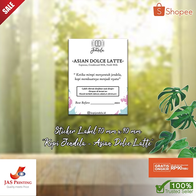 

Cetak Stiker Label ORDER : Asian Dolce Latte