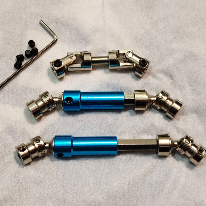 Kopel metal driveshaft biru RC MN86k MN86ks