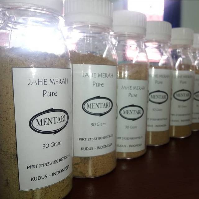 

Jahe Merah Pure Mentari Botol Kecil