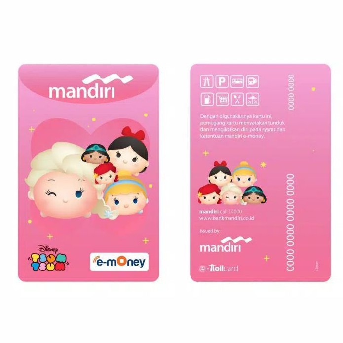 eMoney /eTOLL Card Disney Seri TSUM - TSUM - PRINCESS