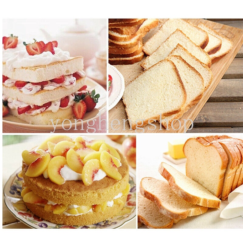 2pcs / Pak Alat Pemotong Kue / Roti 5 Lapis DIY Untuk Dapur