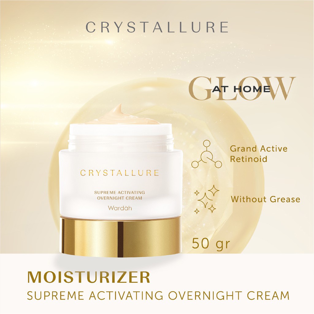 WARDAH Crystallure Superme Activating Overnight Cream 50gr