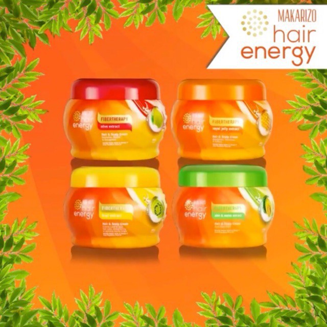 ★ BB ★ MAKARIZO Hair Energy Fibertherapy Hair &amp; Scalp Creambath 500gr