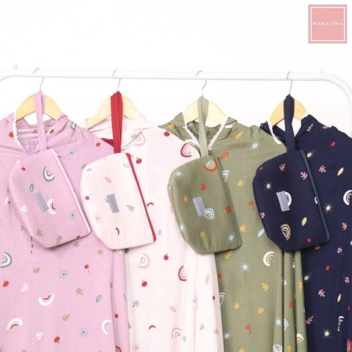 Promo Mukena Travel 2In1 Rayon Premium By Nakajima | Katun Viscose | Felerainshop