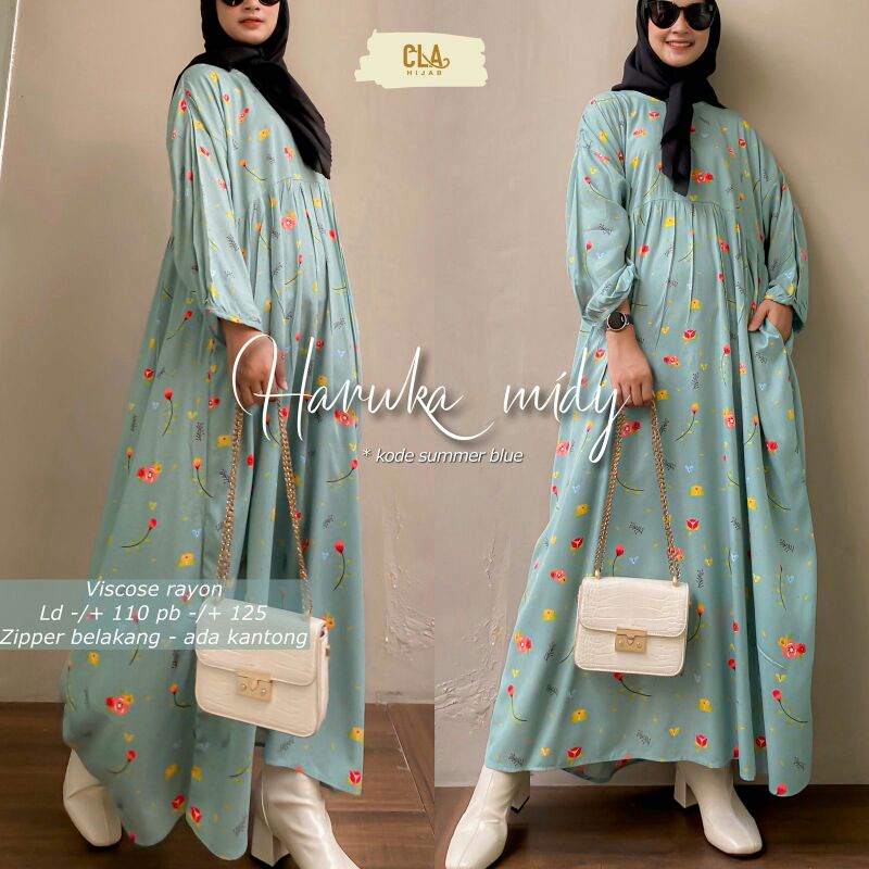 HARUKA &amp; TWINI Midi Dress Ori by Cla