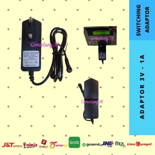 Switching adaptor 3V 1A Body Kecil