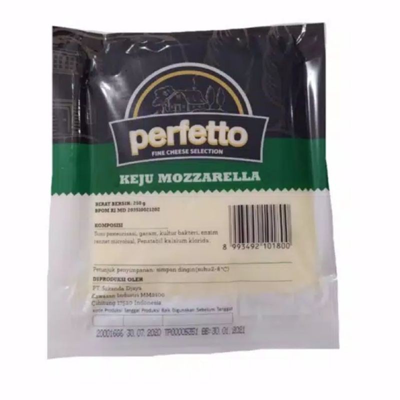 

Mozarella Perfetto Cheese 250gr