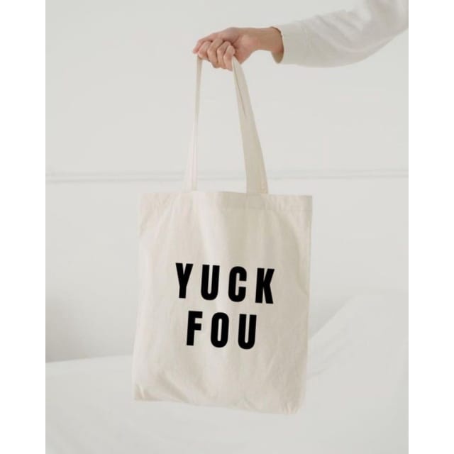 MYSTIQUE.ID-TOTE BAG YUCK FOU LUCU DAN AESTHETIC