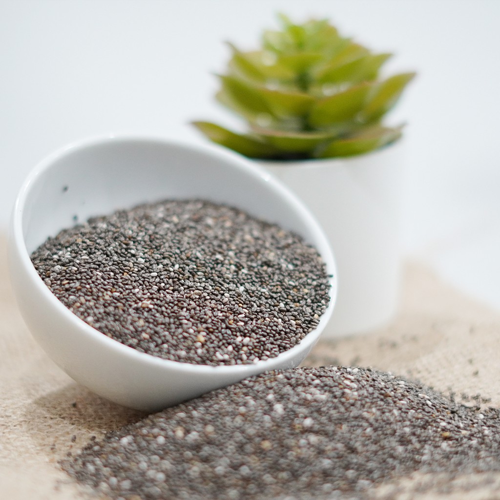 Organic Chia Seed 1 Kg Organic Black Chia | Biji Chia Original Premium