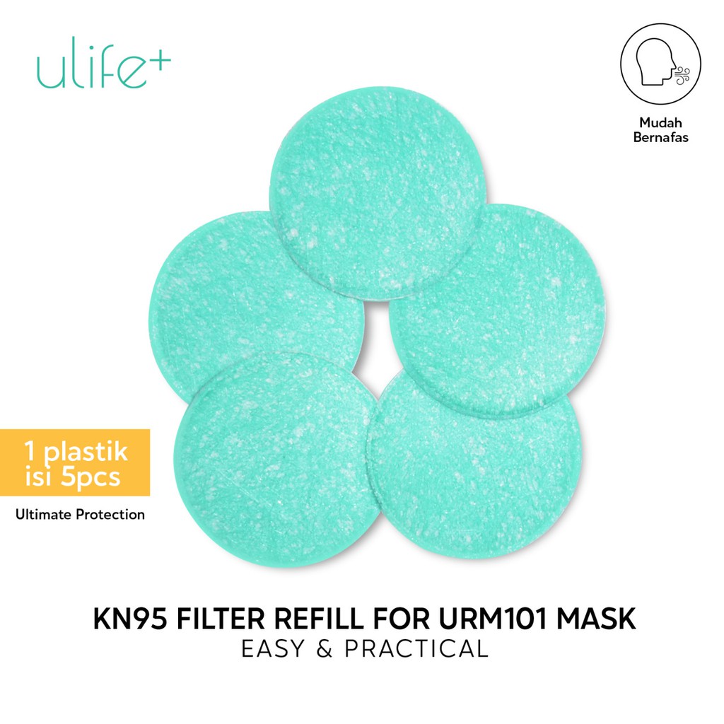 Ulife+ Filter Masker KN95 Filter Masker Anak Untuk Masker Ulife URM101.5