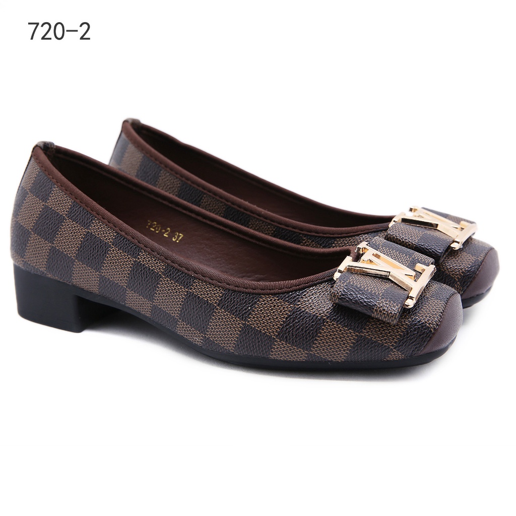 Logo Bow Block Heels #720-2