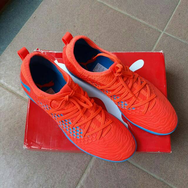 Sepatu Futsal Puma Future 19.3 Netfit IT - Red Blast/Bleu