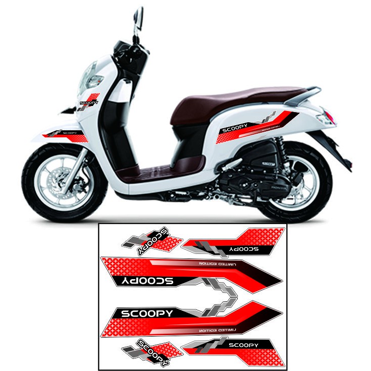 STRIPING THAILOOK MOTOR SCOOPY NEW 2020-2021 VARIASI SETIKER-STRIPING