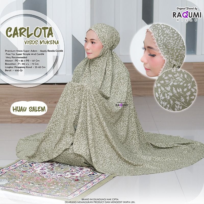 Carlota mukena by Raqumi Hijab