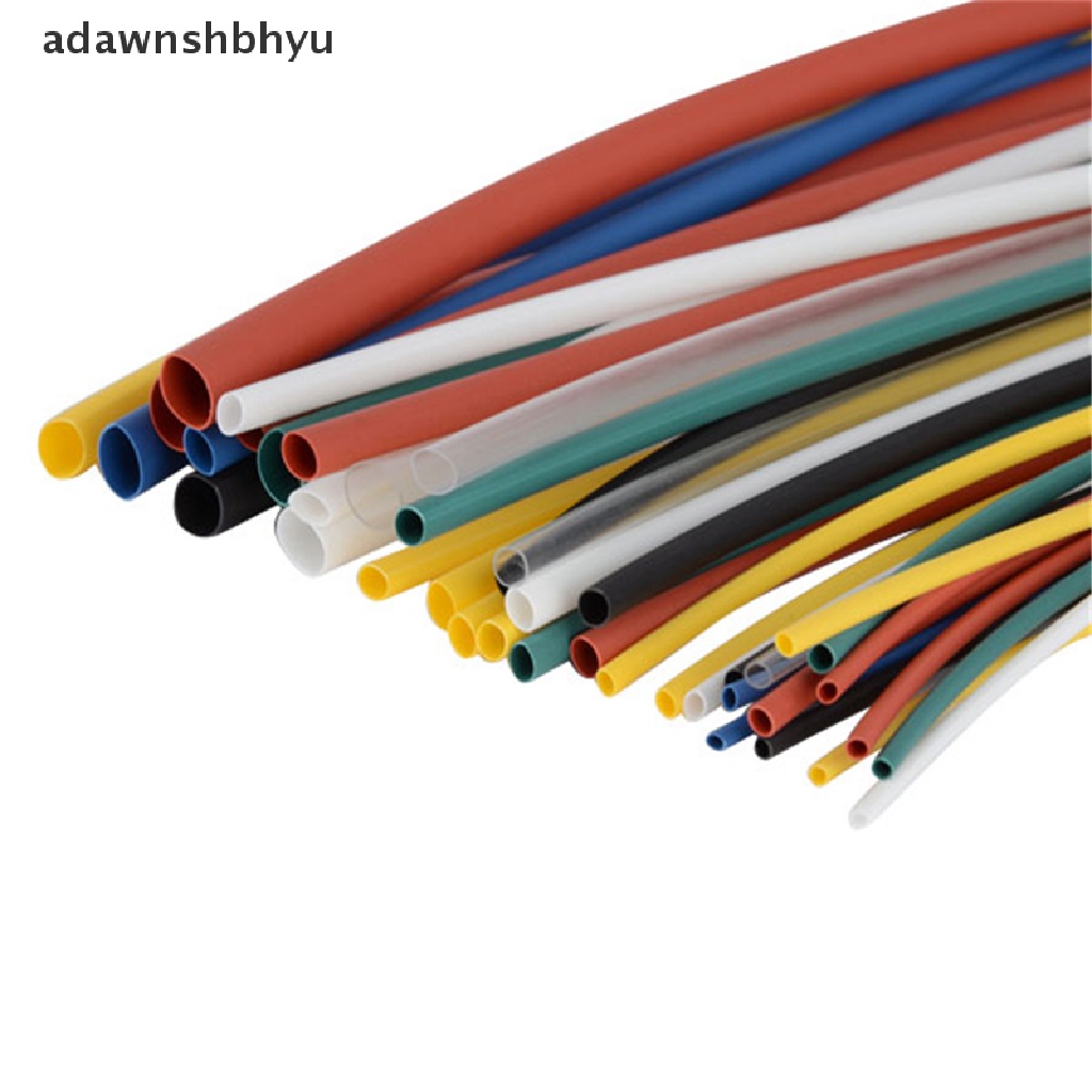 Adawnshbhyu 8ukuran 70pcs Assortment 2:1 Heat Shrink Tubing Tube Sleeving Wrap Wire Cable Kit