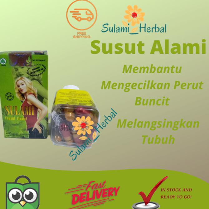 ❗ NEGO OBAT PELANGSING TUBUH❗ PENURUN BERAT BADAN SULAMI HERBAL/KAPSUL DIET ALAMI MURAH
