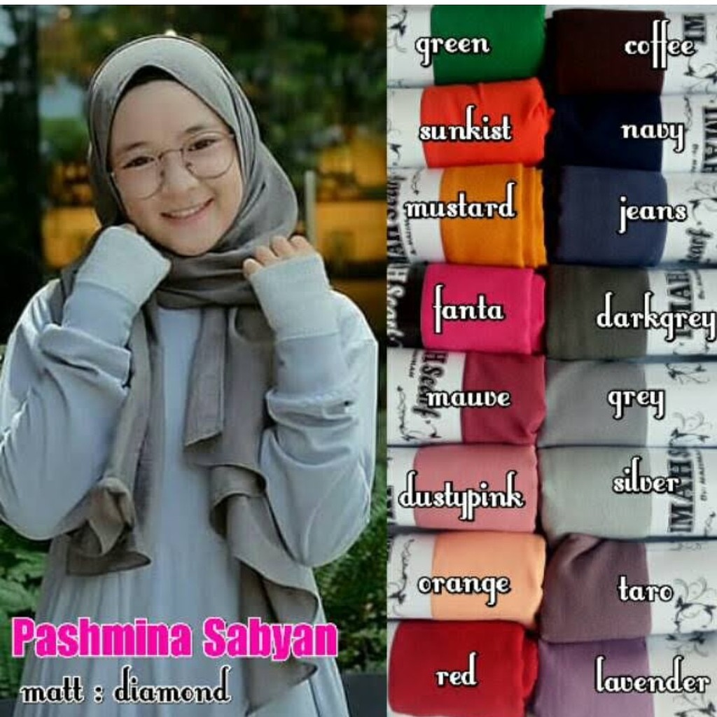 GHC KERUDUNG PASMINA DIAMOND NISSA SABYAN