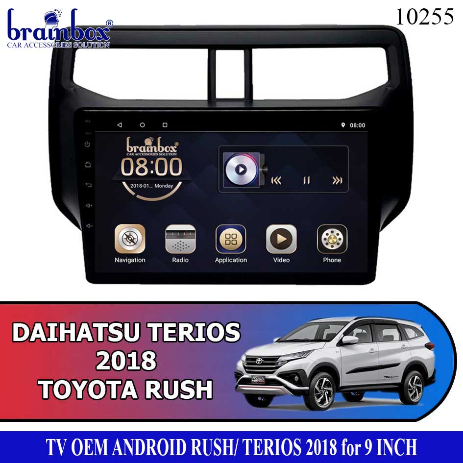 TV Mobil Rush Terios 2018 Android Headunit Android OEM Rush Terios