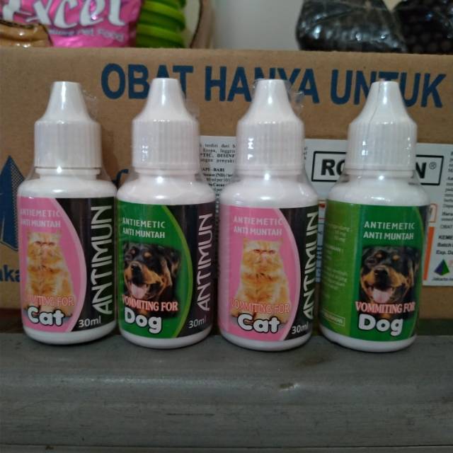 ANTIMUN CAT &amp; DOG / OBAT ANTI MUNTAH UNTUK ANJING DAN KUCING