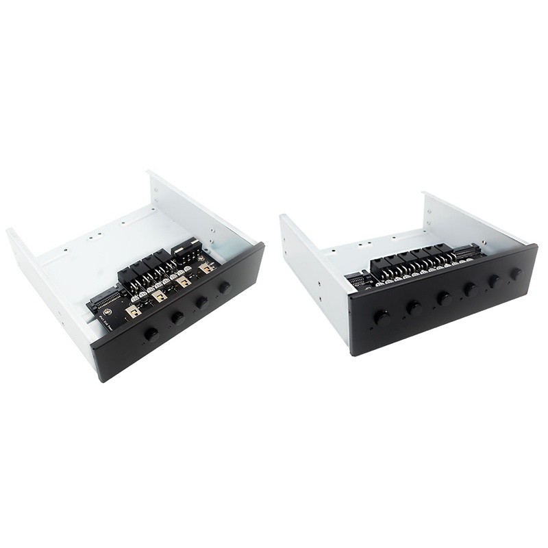 6 Way Hard Disk Selector Controller Hard Drive Power Switch ule for Desktop Computer Support 2.5/3.5 Inch SATA HDD