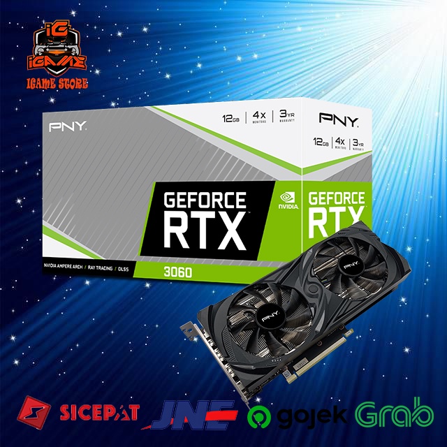 PNY GeForce RTX 3060 12GB UPRISING Dual Fan NAMPOL GAN