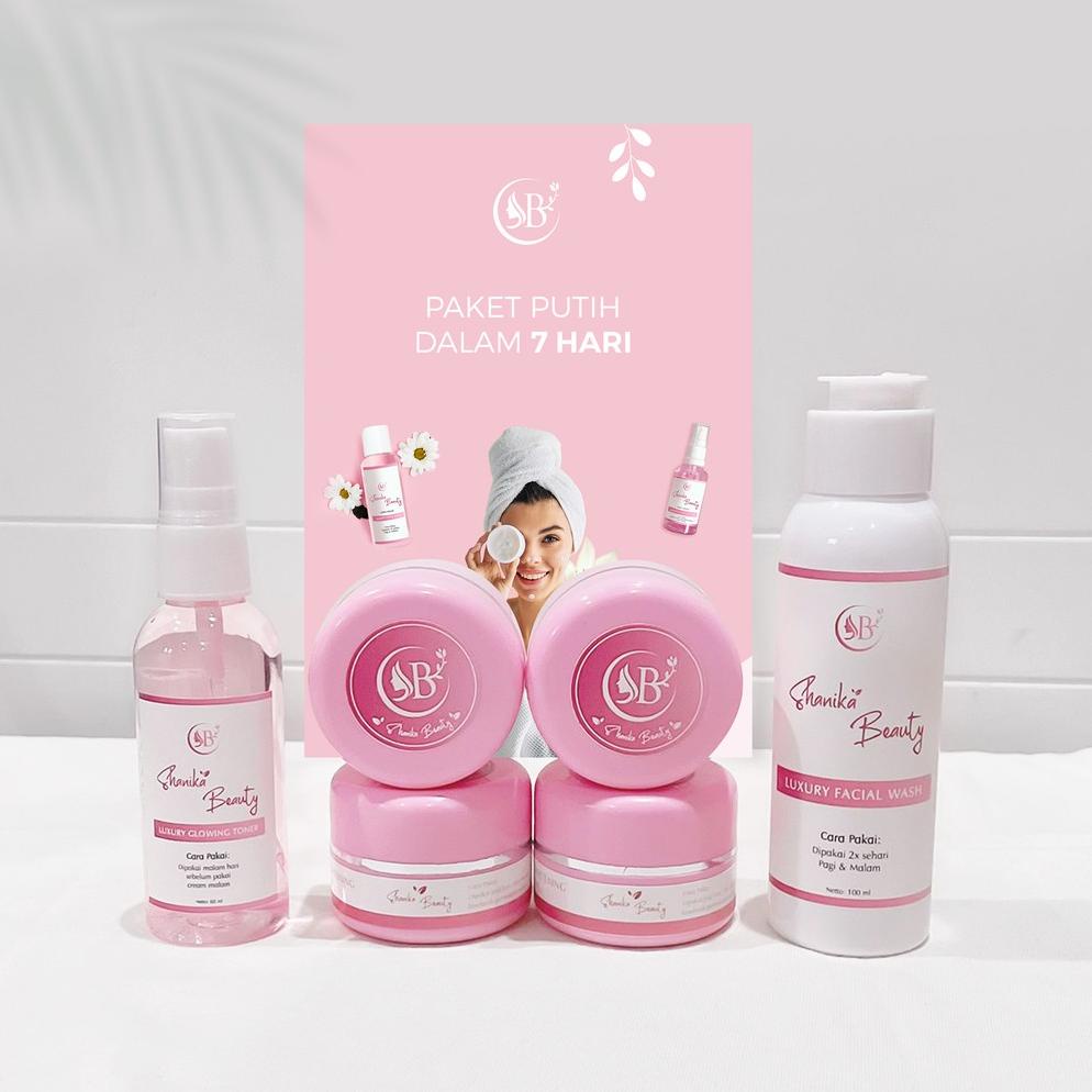 Shanika Beauty 1 Paket Whitening | Paket Putih Dalam 7 Hari | Tanpa Pouch