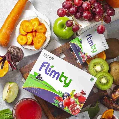 FLIMTY FIBER DRINK SUPLEMEN Diet Pelangsing dan Detox Halal dan BPOM