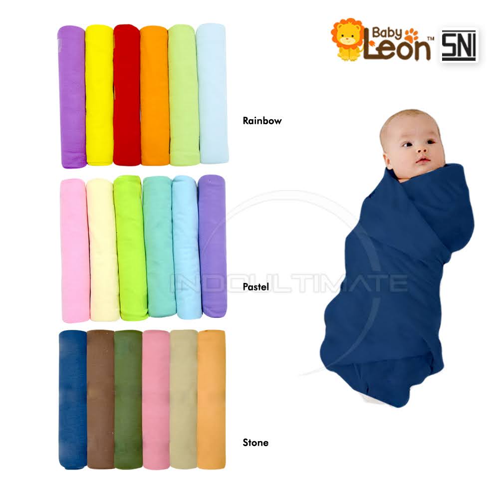 BABY LEON (PREMIUM SNI) BC-209 Bedong JUMBO Rainbow Pastel BABY STAR (STANDARD) BCS-8103 Bedong Kain Pernel Selimut Bayi Kain Bedongan BCS-9103 BCS-9106 BCS-8106