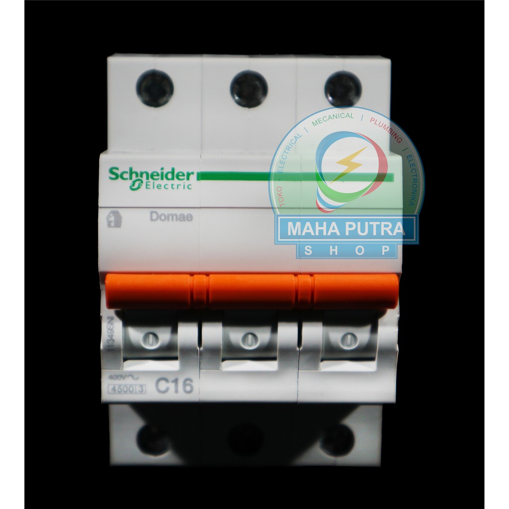 MCB 3 PHASE 16 AMPERE MERK SCHNEIDER