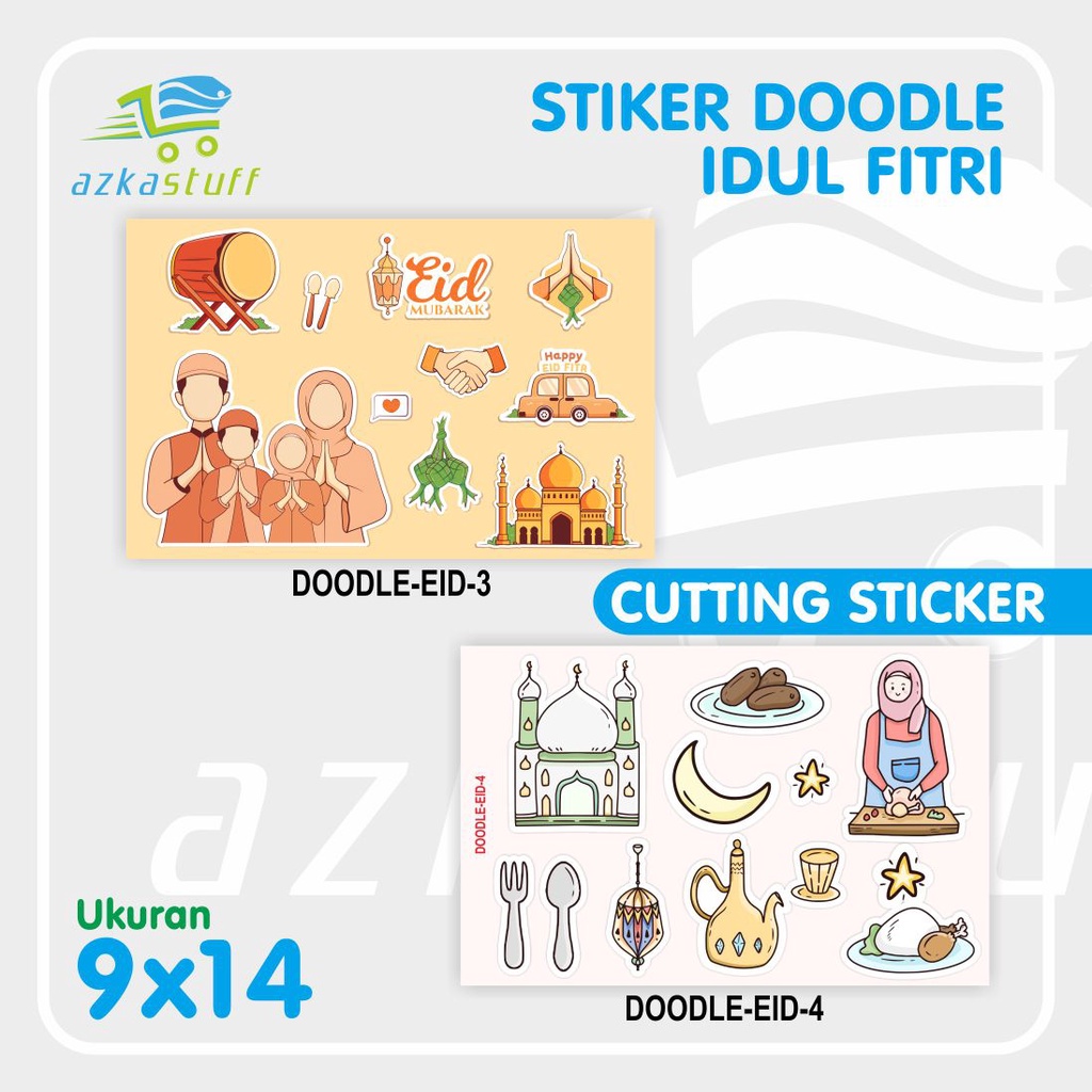 

Stiker Doodle Idul Fitri Ramadhan - stiker thumbler sticker aesthetic stiker ramadhan lebaran