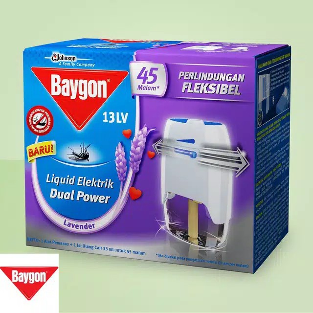 BAYGON Liquid Electric Lavender Dual Power Set 33 ml