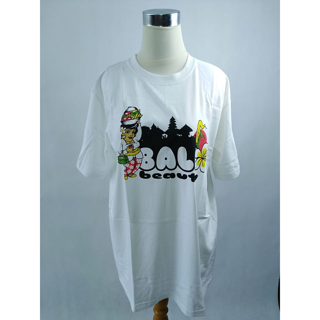 Baju Kaos Cotton Bali Size S-XL (Halus) oleh oleh bali baju kaos bali pria wanita kaos katun bali