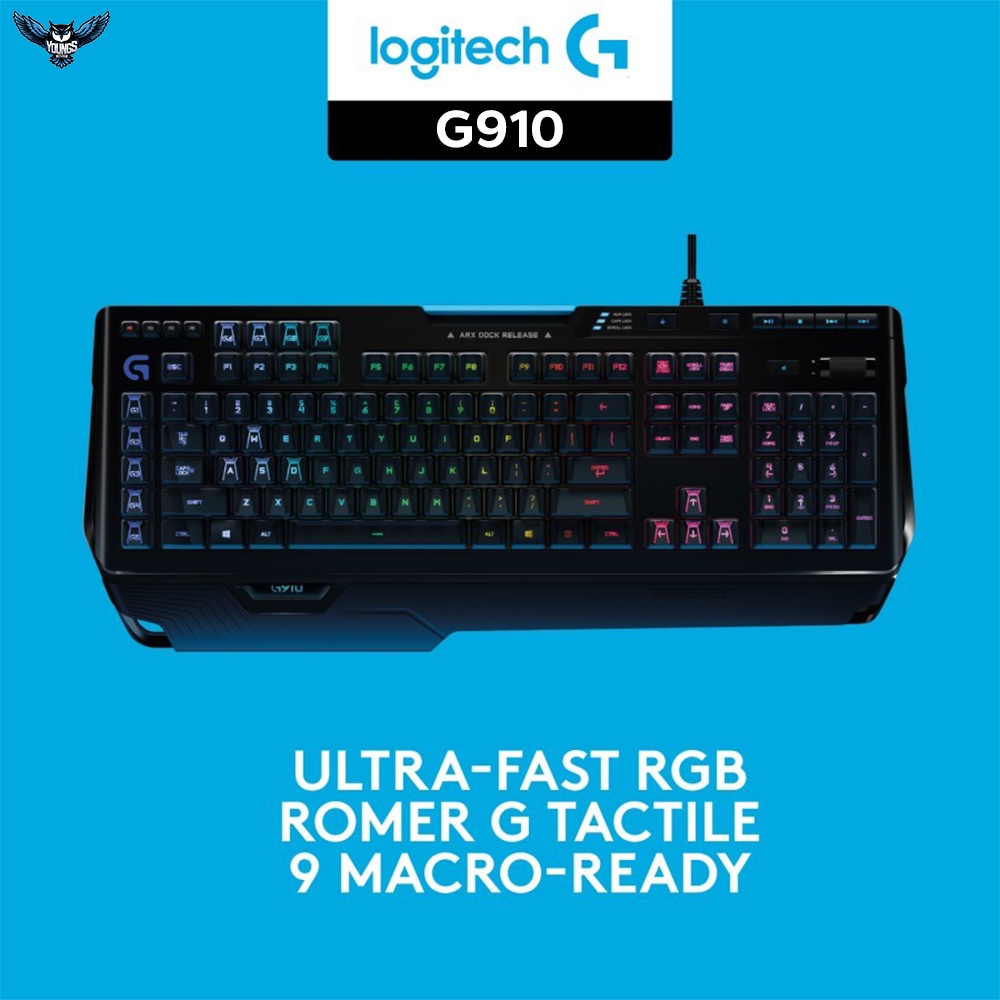 Logitech G910 Orion Spectrum Keyboard Gaming Mechanical RGB