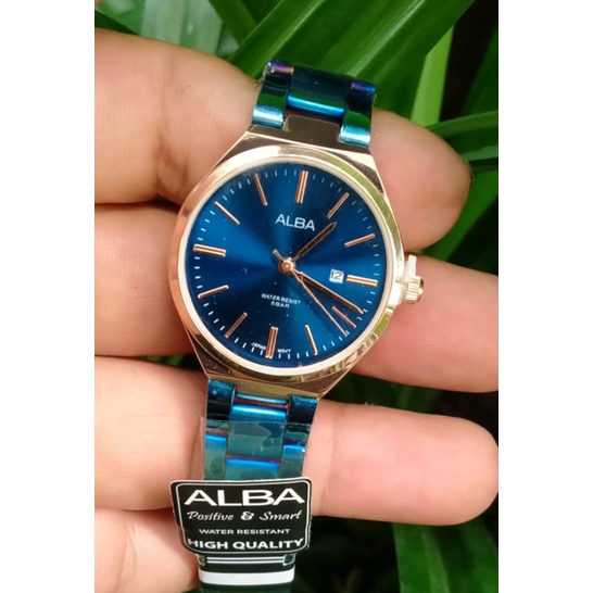 JAM Tangan  Pria ALBA Tahan Air | Jam Tangan cowok keren | Tanggal aktif