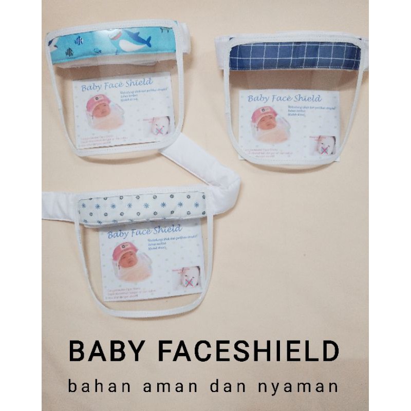 baby face shield faceshield bayi anak