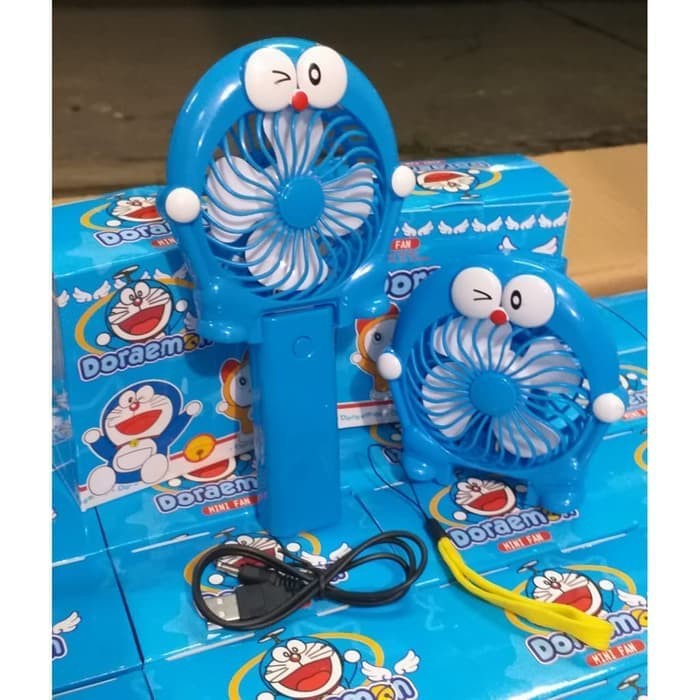 Kipas genggam lipat mini doraemon