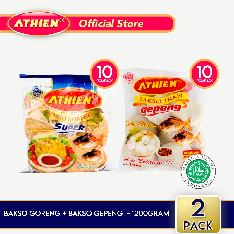 

Athien - BUNDLE Bakso Goreng + Bakso Gepeng / 1200gram