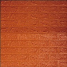 Wallpaper Dinding Foam 3D Kecil Motif Batu Bata / Wallpaper Dinding Foam DD509 [1KG=26PCS]-JINGGA