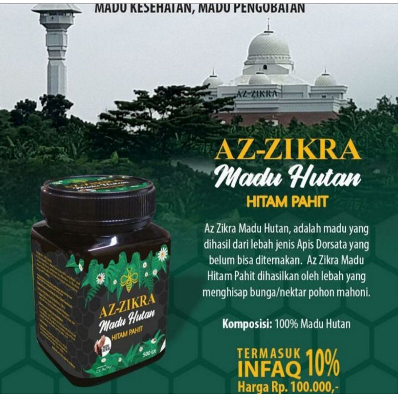 

Madu | Az Zikra HUTAN PAHIT 500gr Kemasan Baru