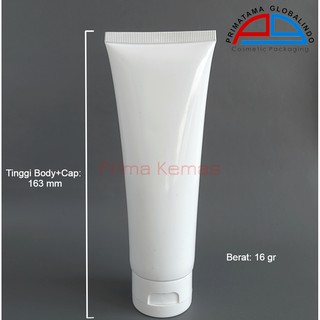 Tube 100 ml Putih - wadah tube - kemasan soft tube