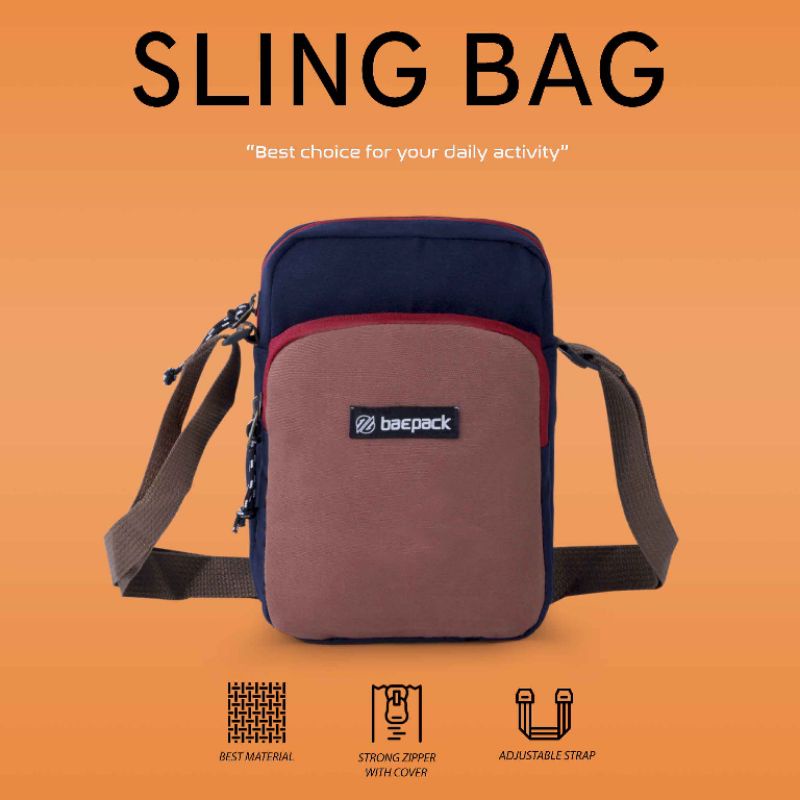 Tas Sling Bag Mini Pria Wanita Terbaru Premium Material | Slingbag Selempang Distro Tas Handphone Sako Multifungsi Tourer Shoulder Bag