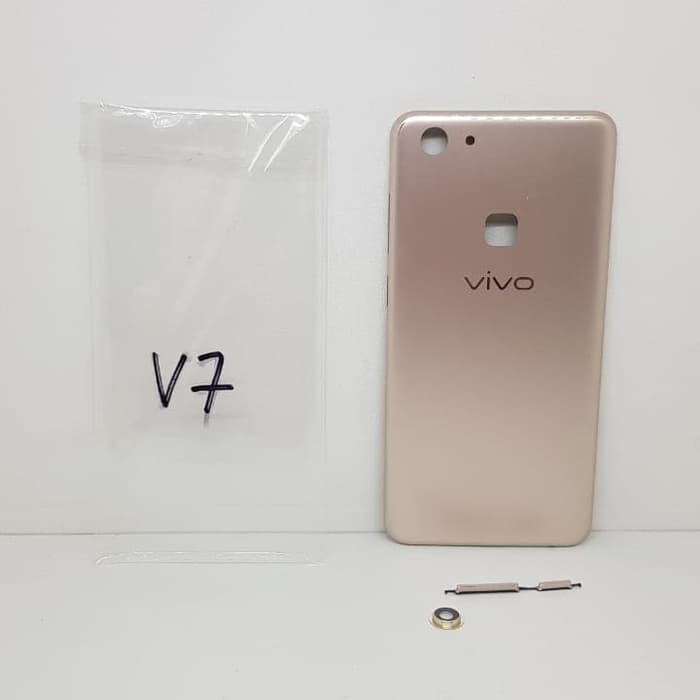 Back Cover Vivo V7 5 7 Backdoor Vivo V7 Casing Vivo Y7 Tutup Belakang Gold Shopee Indonesia