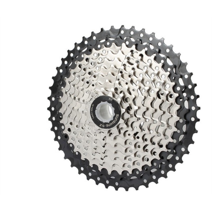 Sprocket Cassette Sunshine 11 Speed 11-42T Gir Sepeda Silver