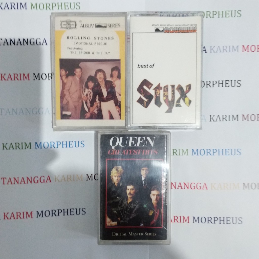 Kaset Lama Original, Queen - Rolling Stone - Styx